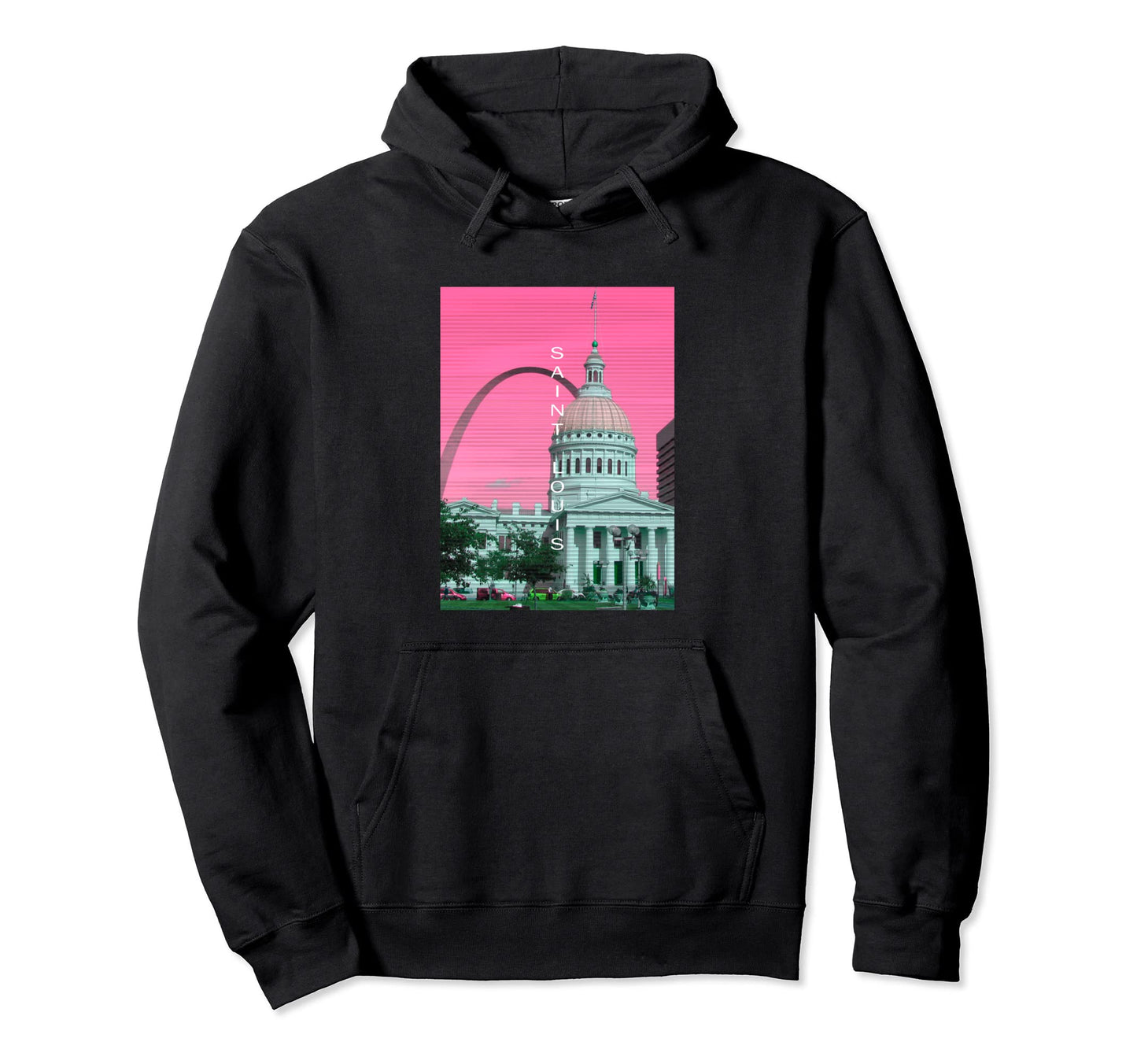 Missouri Vaporwave Aesthetic Souvenir Hoodie - Custom Art Print for Adults - T-Shirt, Sweatshirt, Hoodie