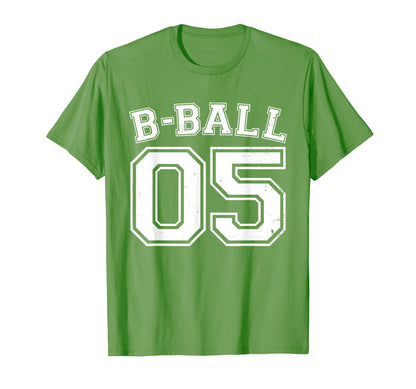 B Ball Basketball Player Number 05 T-Shirt - Fun Novelty Design Men Women - T-Shirt, Sweatshirt, Hoodie