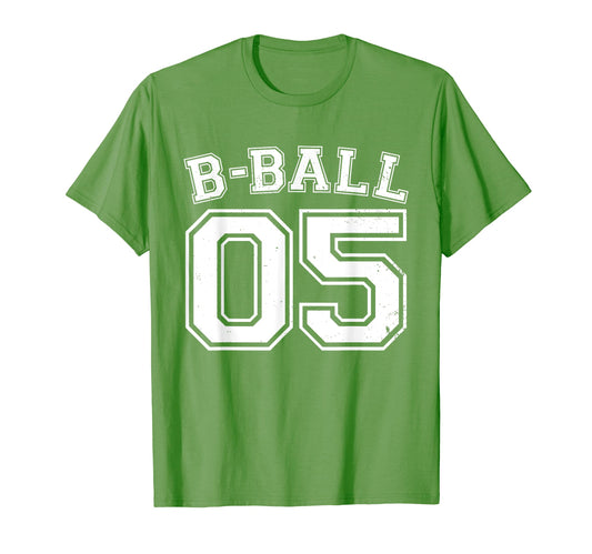 B Ball Basketball Player Number 05 T-Shirt - Fun Novelty Design Men Women - T-Shirt, Sweatshirt, Hoodie