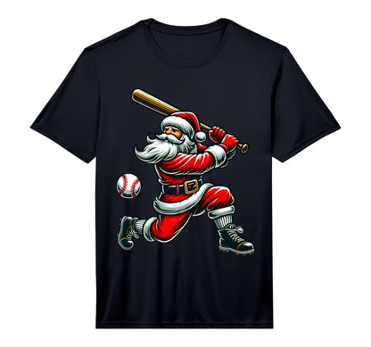 Santa Claus Baseball Bat Baseball T-Shirt - Trendy Graphic Men Women - T-Shirt, Sweatshirt, Hoodie
