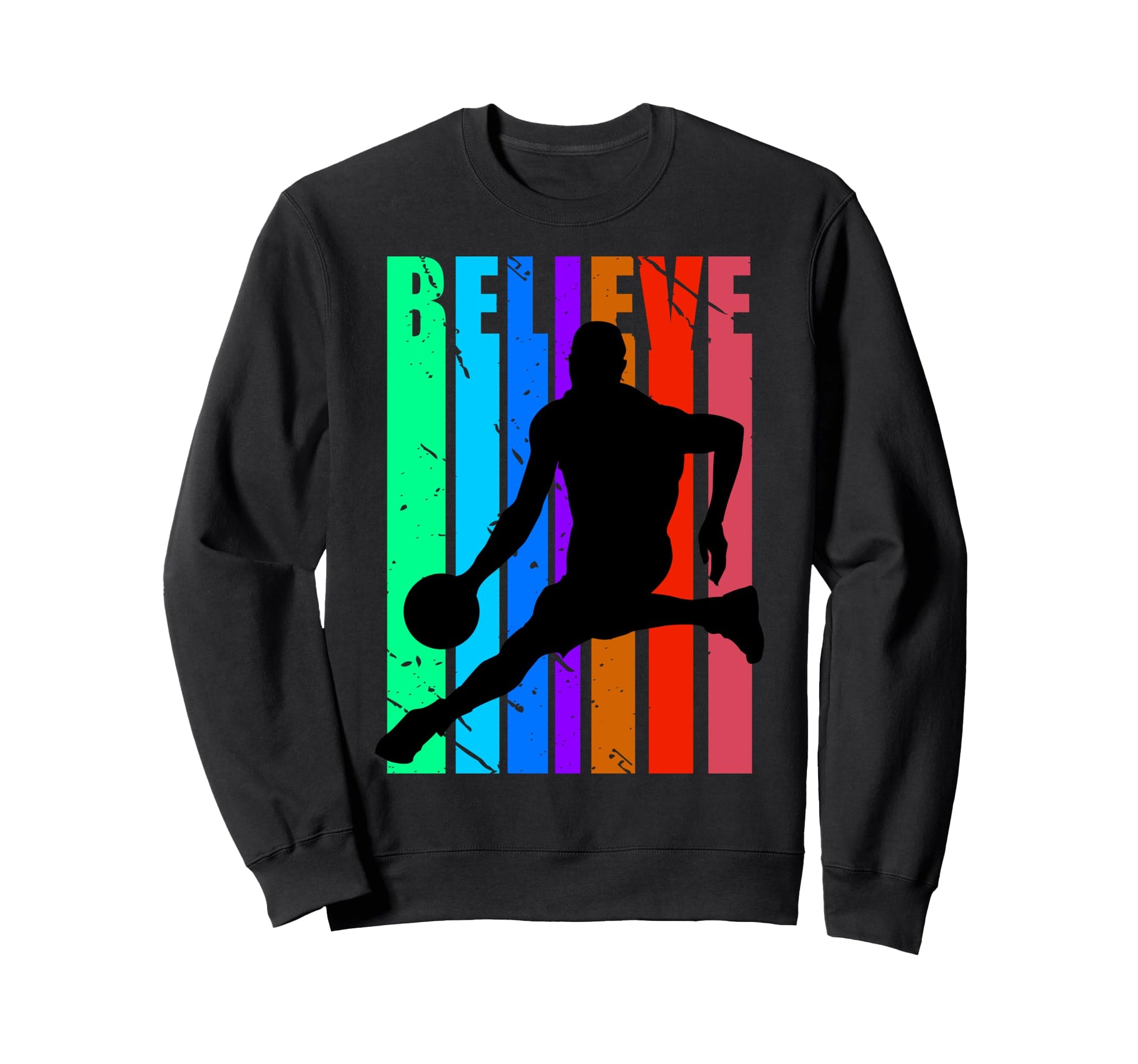 Mens Basketball Plays Player Colorful Sweatshirt - Novelty Apparel Unisex - T-Shirt, Sweatshirt, Hoodie