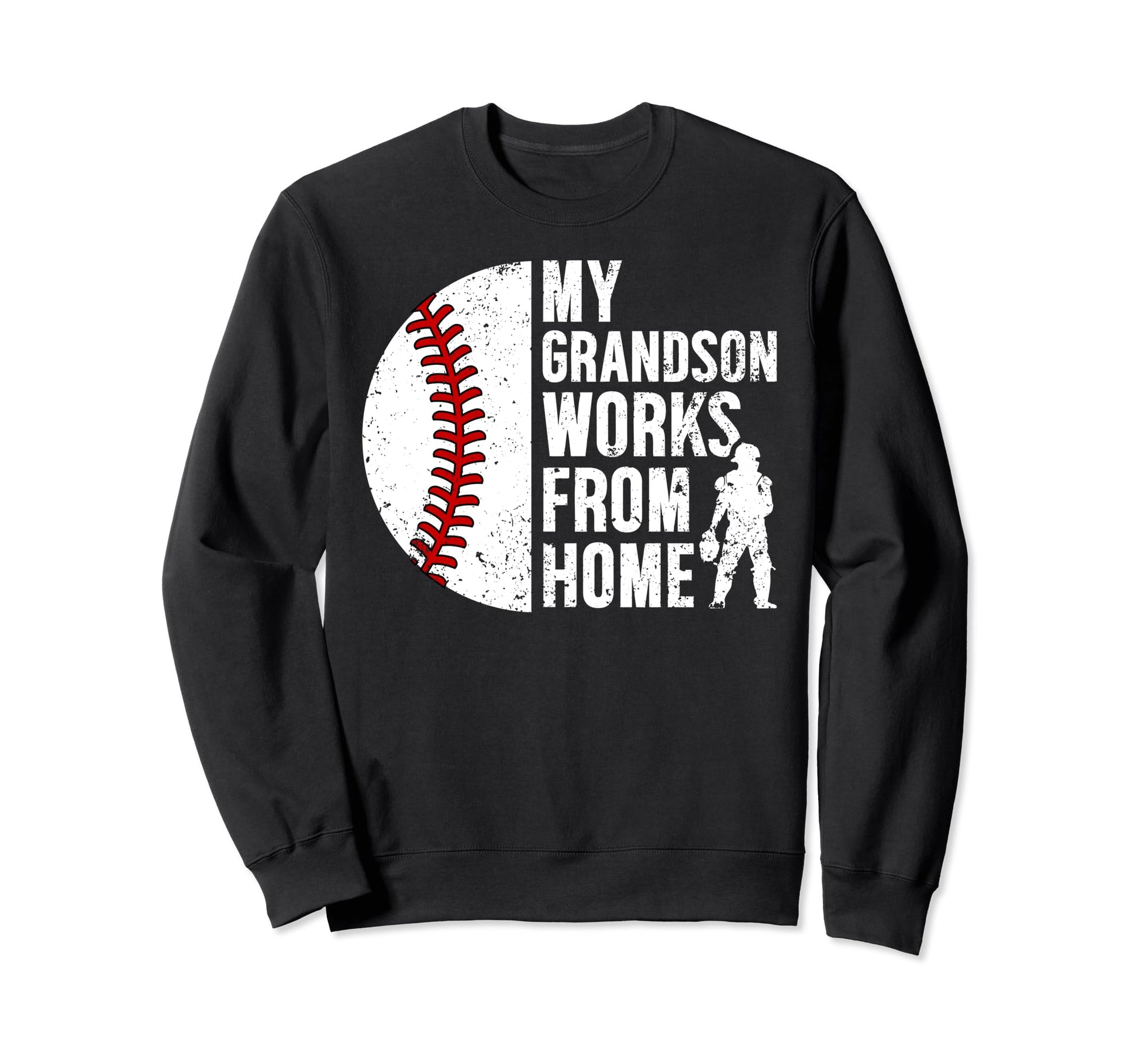 My Grandson Baseball Catcher Sweatshirt - Novelty Apparel for Adults - T-Shirt, Sweatshirt, Hoodie