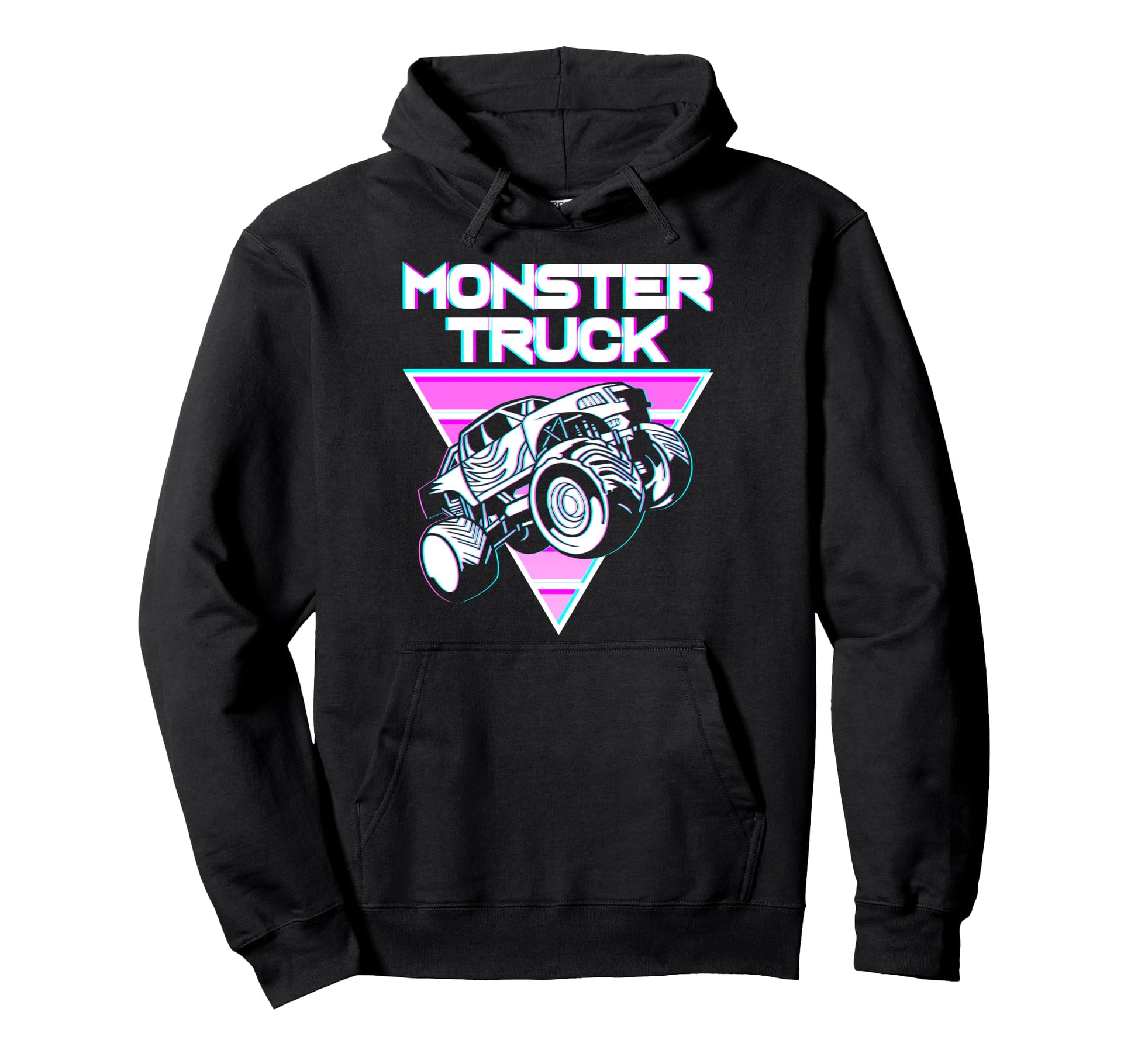 Vaporwave Aesthetic Monster Truck Offroad Hoodie - Aesthetic Graphic Unisex - T-Shirt, Sweatshirt, Hoodie