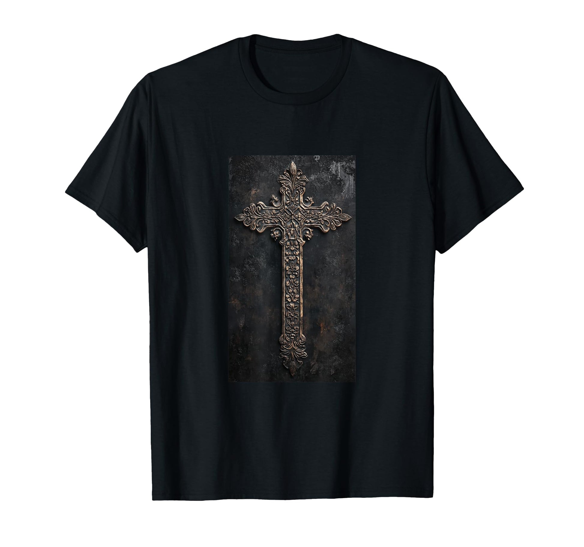 Gothic Cross Grunge Aesthetic T-Shirt - Casual Everyday Wear for Adults - T-Shirt, Sweatshirt, Hoodie