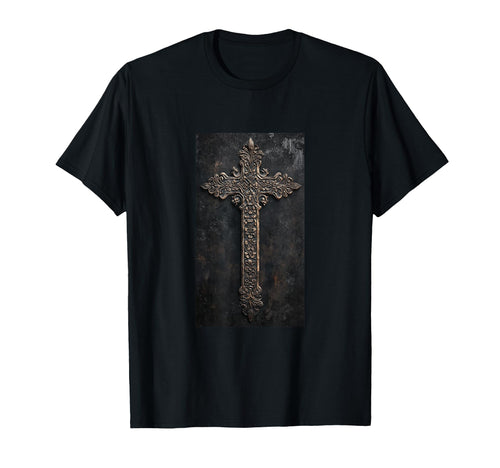 Gothic Cross Grunge Aesthetic T-Shirt - Casual Everyday Wear for Adults - T-Shirt, Sweatshirt, Hoodie