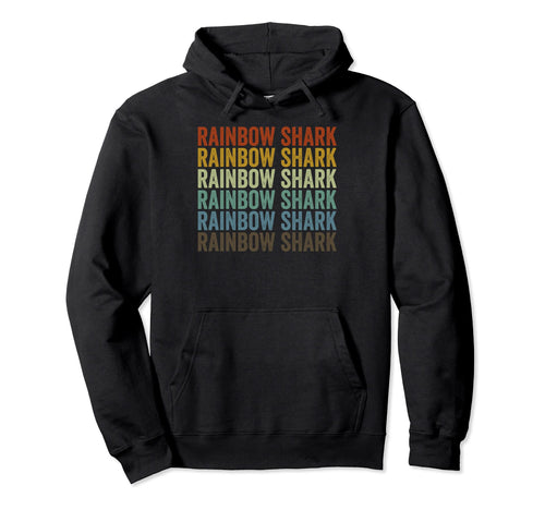 Rainbow Shark Hoodie - Fun Novelty Design Unisex - T-Shirt, Sweatshirt, Hoodie