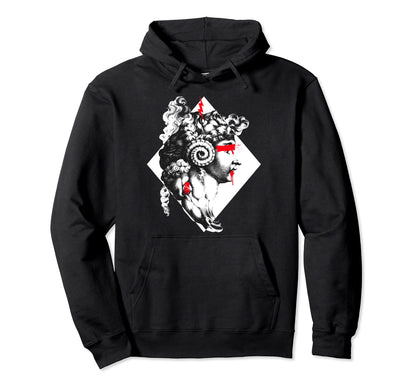 Mythic Creatures Three Faces Statue Hoodie - Casual Everyday Wear Unisex - T-Shirt, Sweatshirt, Hoodie