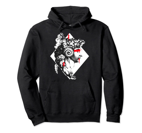 Mythic Creatures Three Faces Statue Hoodie - Casual Everyday Wear Unisex - T-Shirt, Sweatshirt, Hoodie