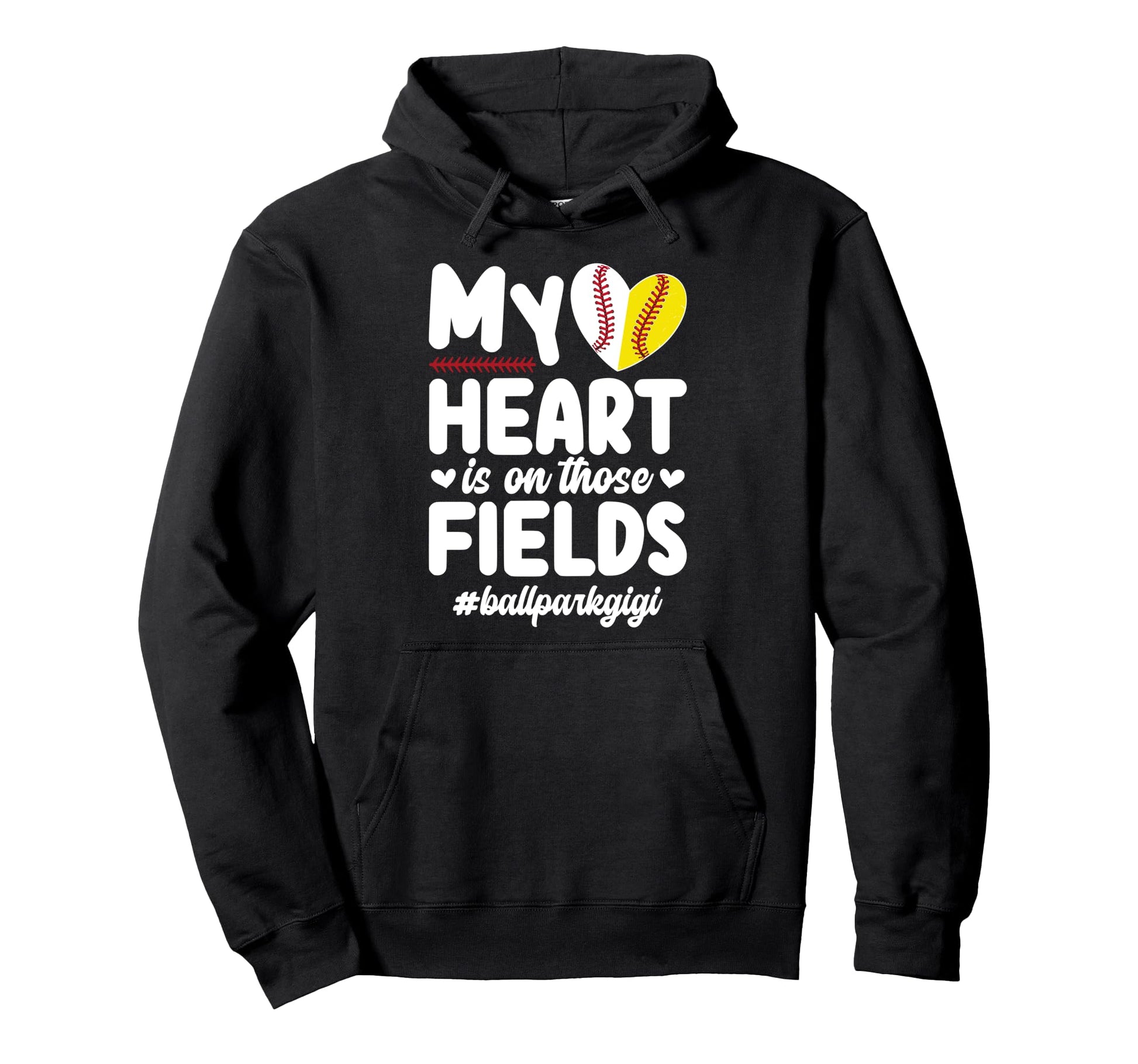 Those Fields Ballpark Gigi Baseball Hoodie - Trendy Graphic for Adults - T-Shirt, Sweatshirt, Hoodie