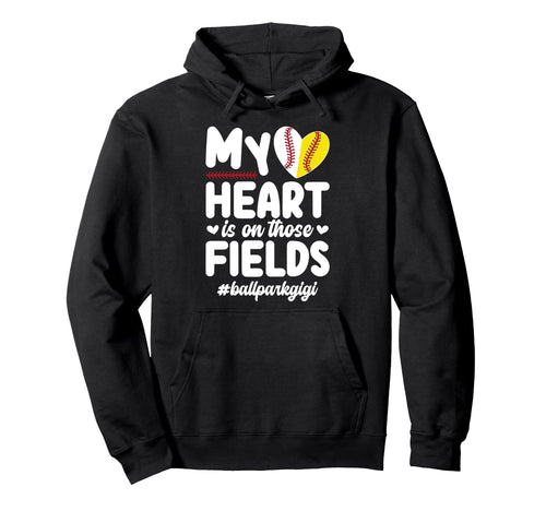 Those Fields Ballpark Gigi Baseball Hoodie - Trendy Graphic for Adults - T-Shirt, Sweatshirt, Hoodie