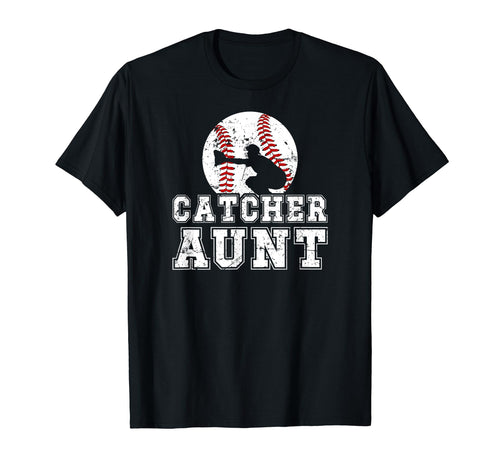Baseball Catcher Aunt Baseball Catcher T-Shirt - Unique Graphic for Adults - T-Shirt, Sweatshirt, Hoodie