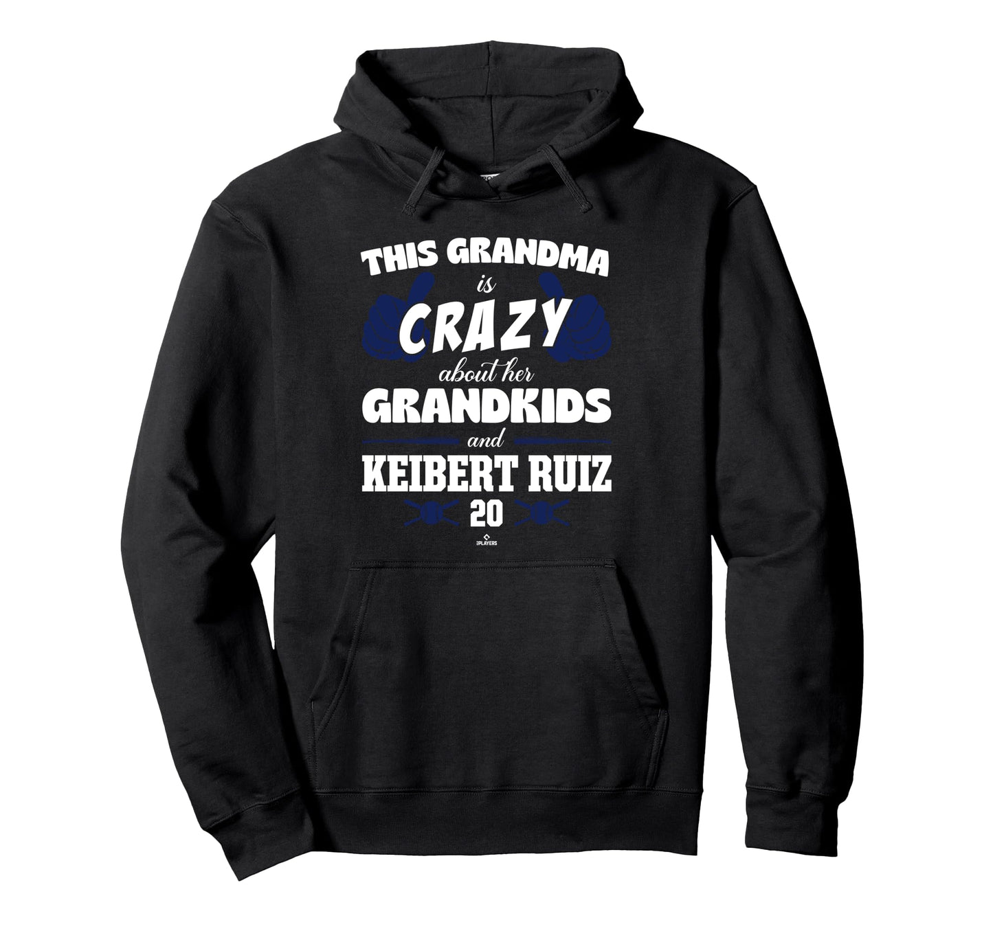 Grandma Crazy Keibert Ruiz Washington Hoodie - Minimalist Print for Adults - T-Shirt, Sweatshirt, Hoodie