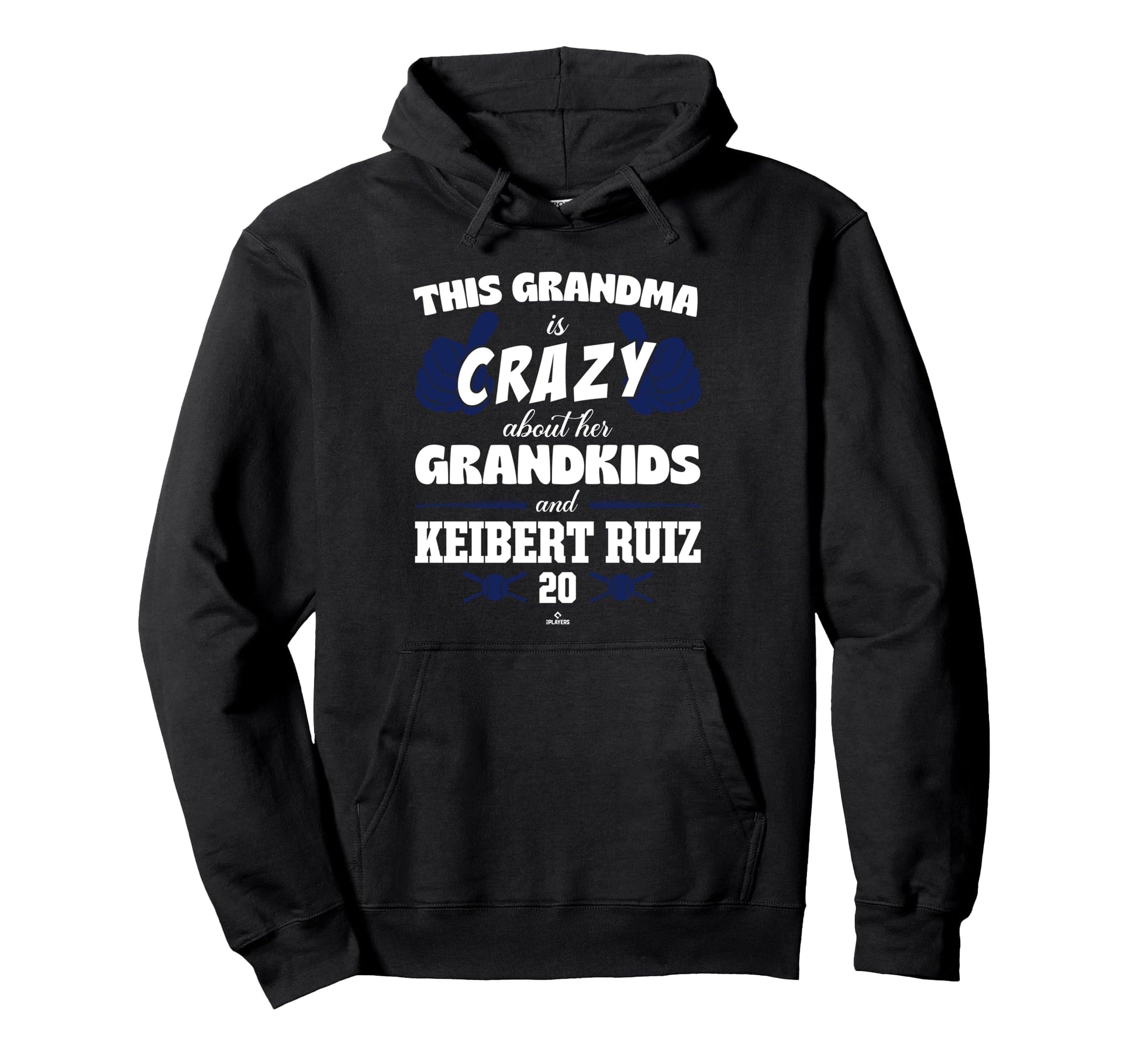 Grandma Crazy Keibert Ruiz Washington Hoodie - Minimalist Print for Adults - T-Shirt, Sweatshirt, Hoodie