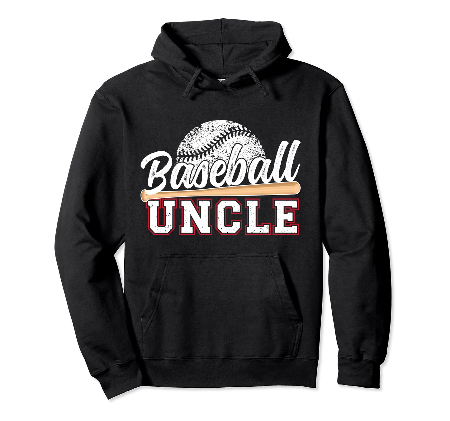 Baseball Uncle Best Uncle Baseball Hoodie - Novelty Apparel Men Women - T-Shirt, Sweatshirt, Hoodie