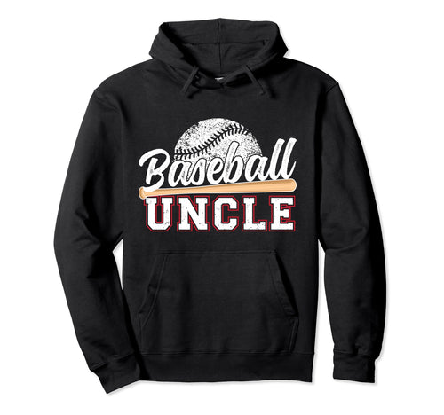 Baseball Uncle Best Uncle Baseball Hoodie - Novelty Apparel Men Women - T-Shirt, Sweatshirt, Hoodie