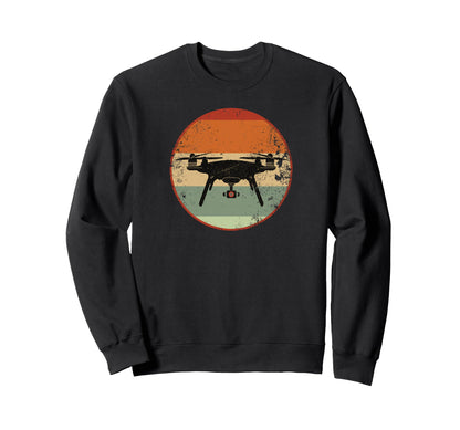 Drones Pilot Drones Camera Sweatshirt - Fun Novelty Design for Adults - T-Shirt, Sweatshirt, Hoodie