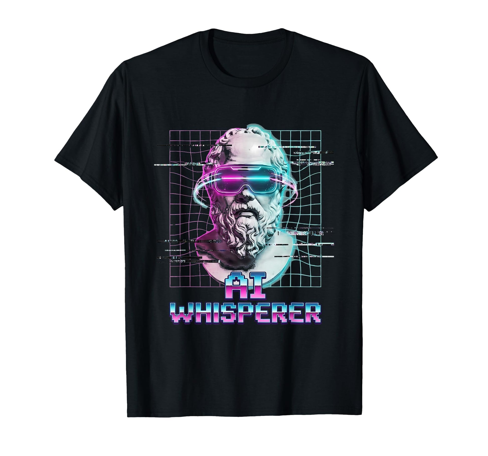 Ai Whisperer Vaporwave Aesthetic T-Shirt - Aesthetic Graphic Unisex - T-Shirt, Sweatshirt, Hoodie