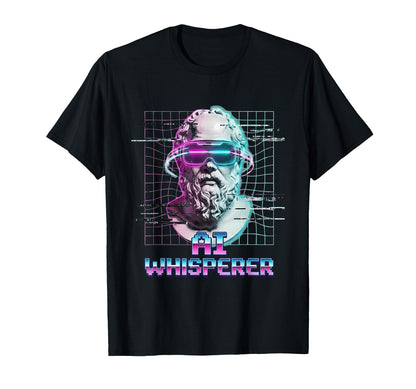 Ai Whisperer Vaporwave Aesthetic T-Shirt - Aesthetic Graphic Unisex - T-Shirt, Sweatshirt, Hoodie