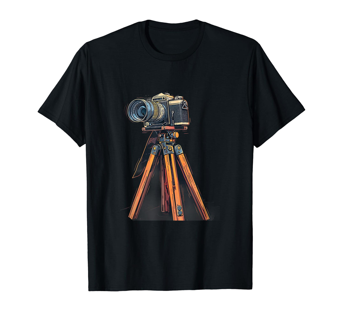 Photography Camera Tripod Photographer T-Shirt - Streetwear Style Men Women - T-Shirt, Sweatshirt, Hoodie