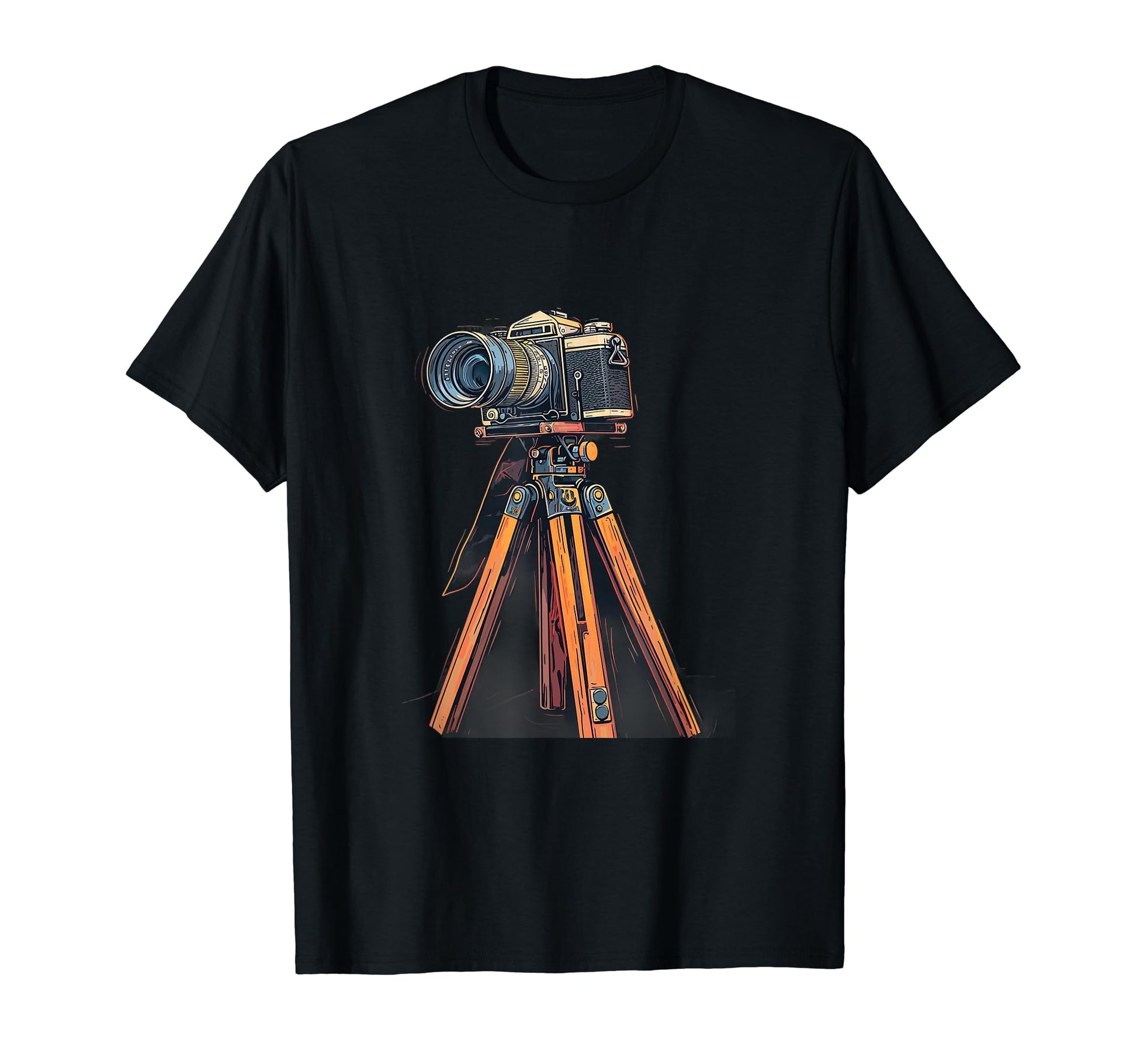 Photography Camera Tripod Photographer T-Shirt - Streetwear Style Men Women - T-Shirt, Sweatshirt, Hoodie