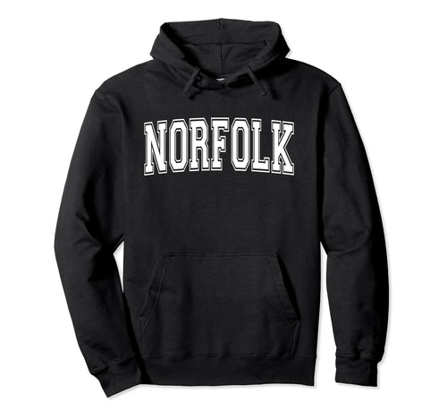 Norfolk Va Virginia Usa Sports Varsity Hoodie - Aesthetic Graphic Unisex - T-Shirt, Sweatshirt, Hoodie