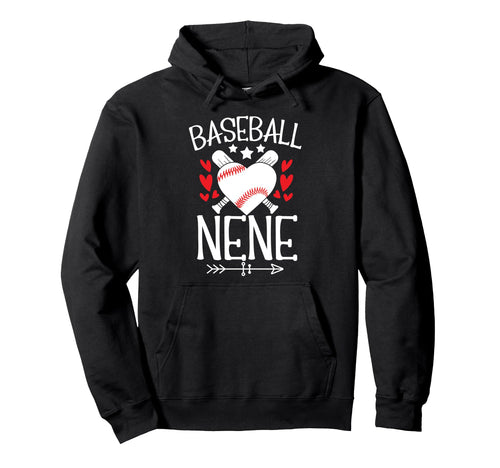 Baseball Nene Heart Grandma Nene Hoodie - Trendy Graphic Men Women - T-Shirt, Sweatshirt, Hoodie