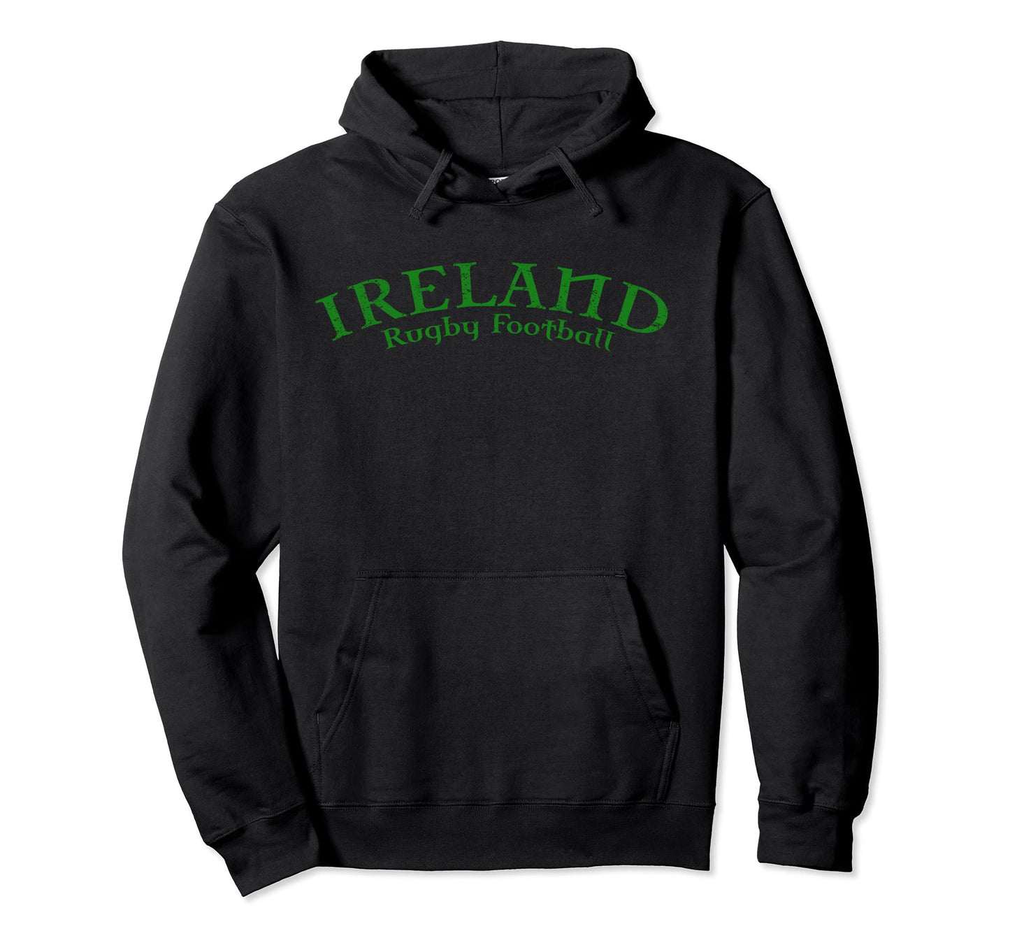 Peace Love Ireland Rugby Football Double Hoodie - Unique Graphic Unisex - T-Shirt, Sweatshirt, Hoodie