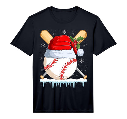 Baseball Player Santa Sports T-Shirt - Aesthetic Graphic Men Women - T-Shirt, Sweatshirt, Hoodie