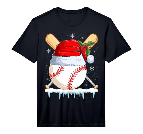Baseball Player Santa Sports T-Shirt - Aesthetic Graphic Men Women - T-Shirt, Sweatshirt, Hoodie