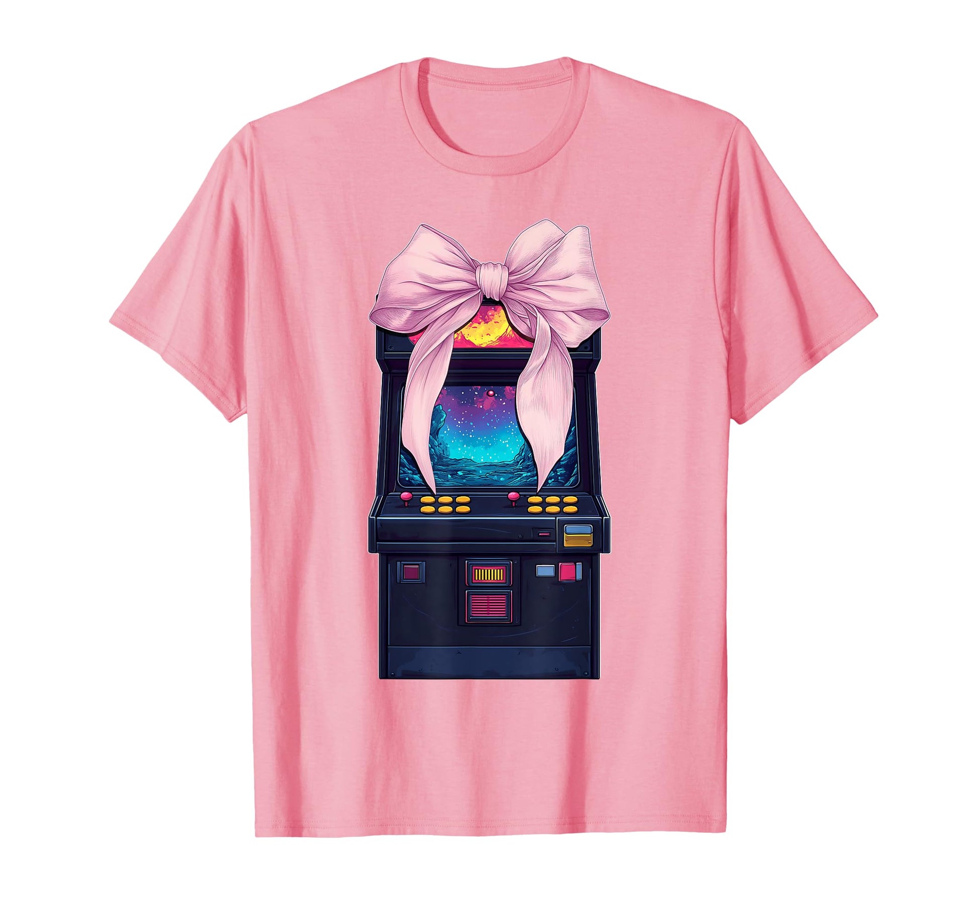 Coquette Bow Arcade Gaming Gamer Mothers T-Shirt - Novelty Apparel Unisex - T-Shirt, Sweatshirt, Hoodie