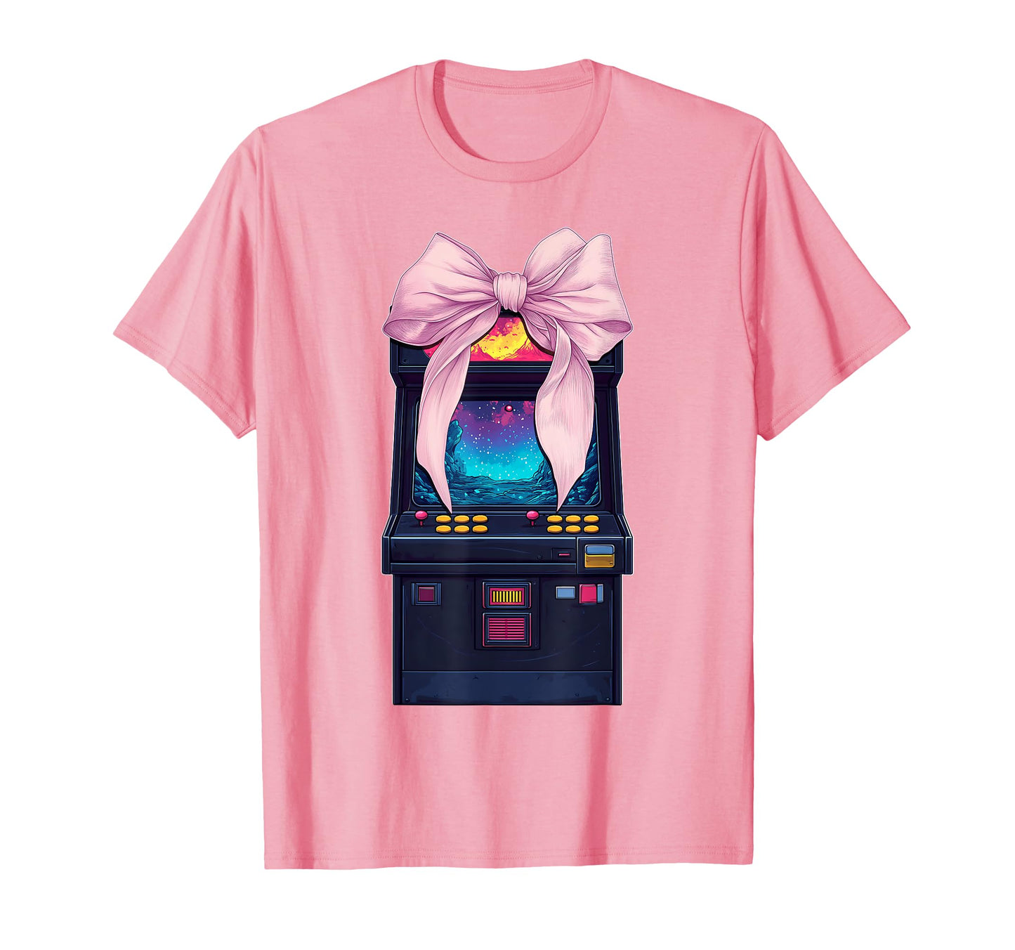 Coquette Bow Arcade Gaming Gamer T-Shirt - Novelty Apparel for Adults - T-Shirt, Sweatshirt, Hoodie