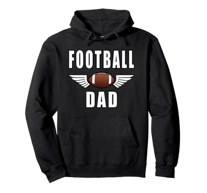 Football Dad Game Day Football Coach Hoodie - Casual Everyday Wear Unisex - T-Shirt, Sweatshirt, Hoodie