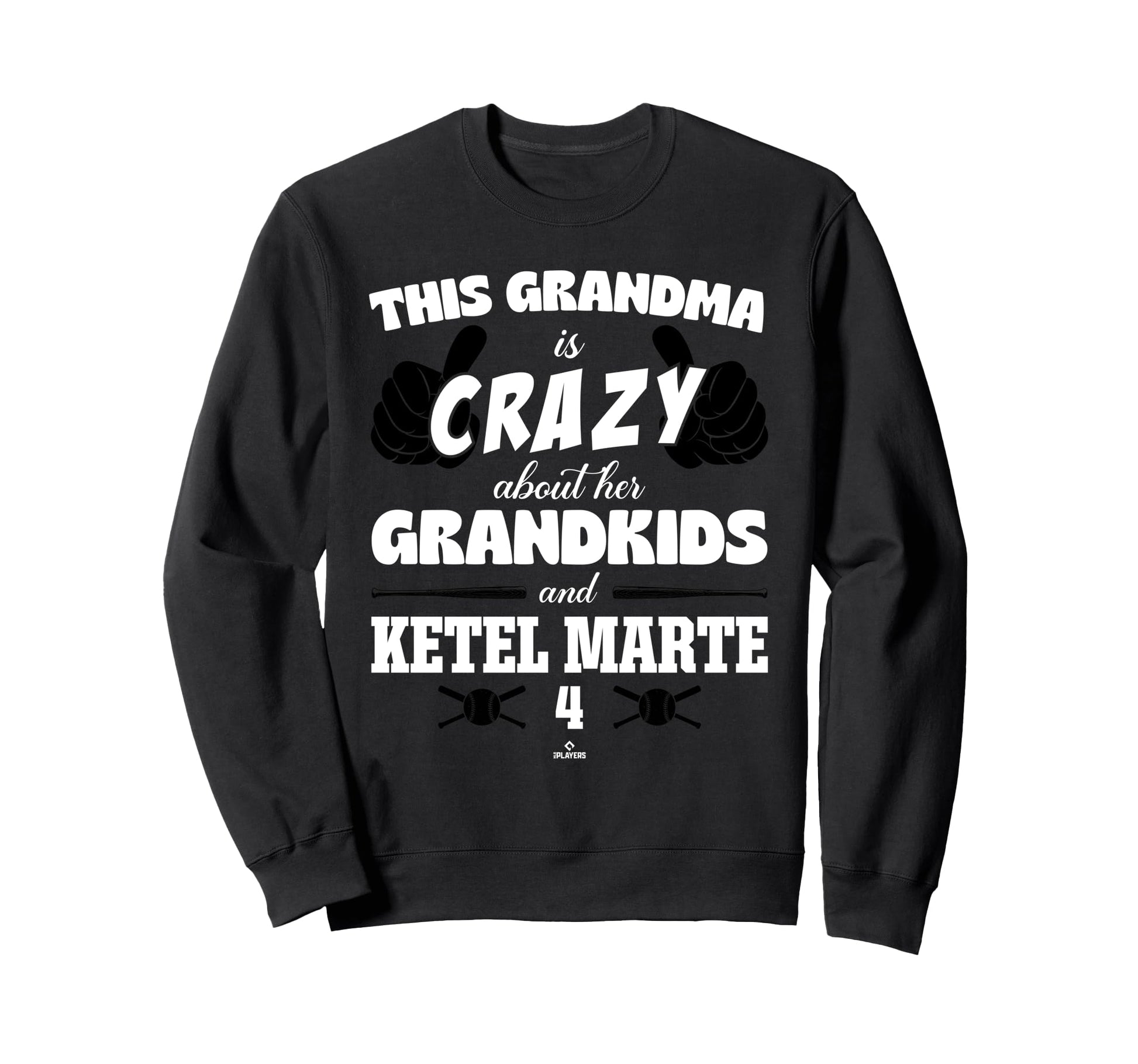 Grandma Crazy Ketel Marte Arizona Sweatshirt - Custom Art Print for Adults - T-Shirt, Sweatshirt, Hoodie