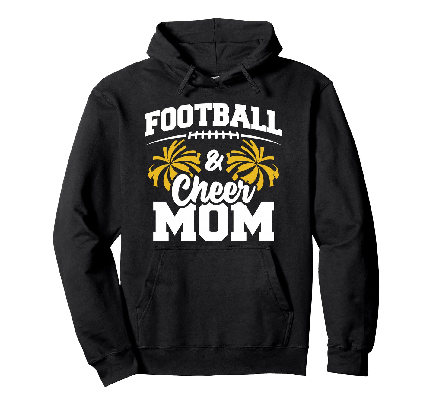 Football Cheer Mom High School Hoodie - Custom Art Print Unisex - T-Shirt, Sweatshirt, Hoodie