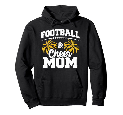 Football Cheer Mom High School Hoodie - Custom Art Print Unisex - T-Shirt, Sweatshirt, Hoodie