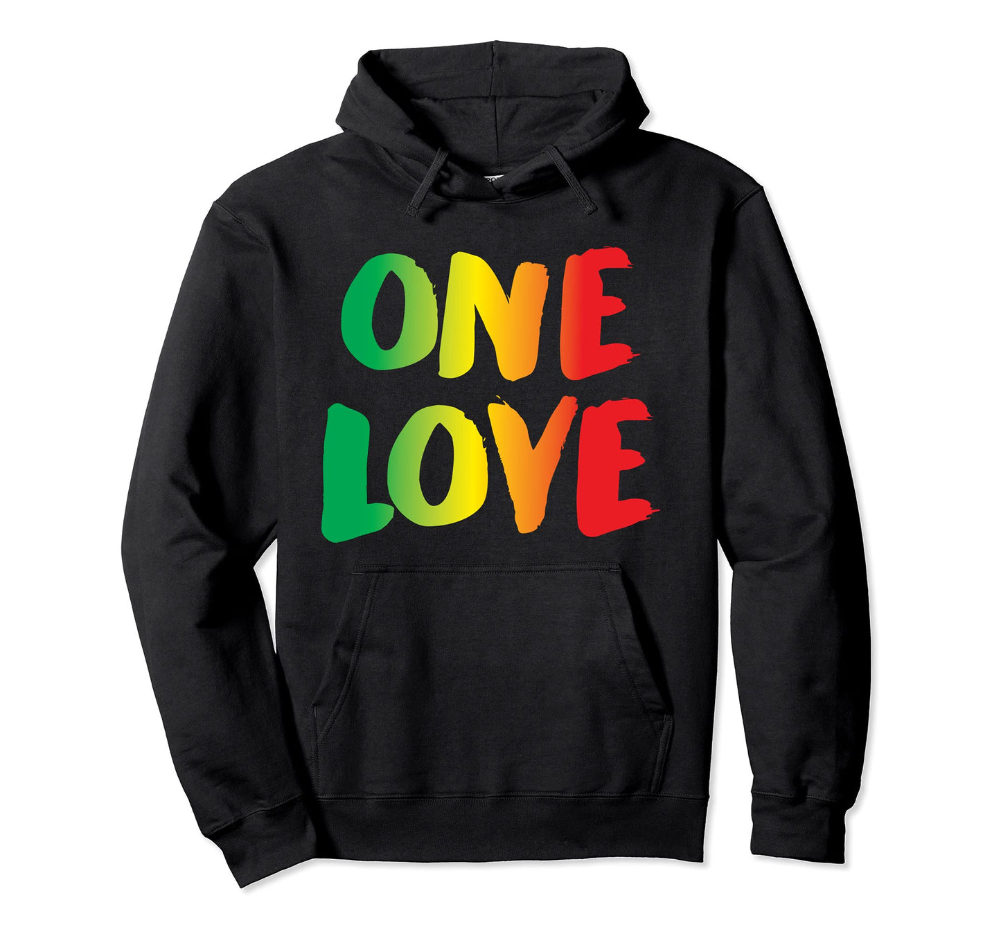 Jamaica Reggae Music Rasta Pride Peace Hoodie - Minimalist Print Men Women - T-Shirt, Sweatshirt, Hoodie