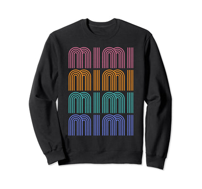 Rainbow Mimi 70S Inspired Mothers Sweatshirt - Custom Art Print Men Women - T-Shirt, Sweatshirt, Hoodie