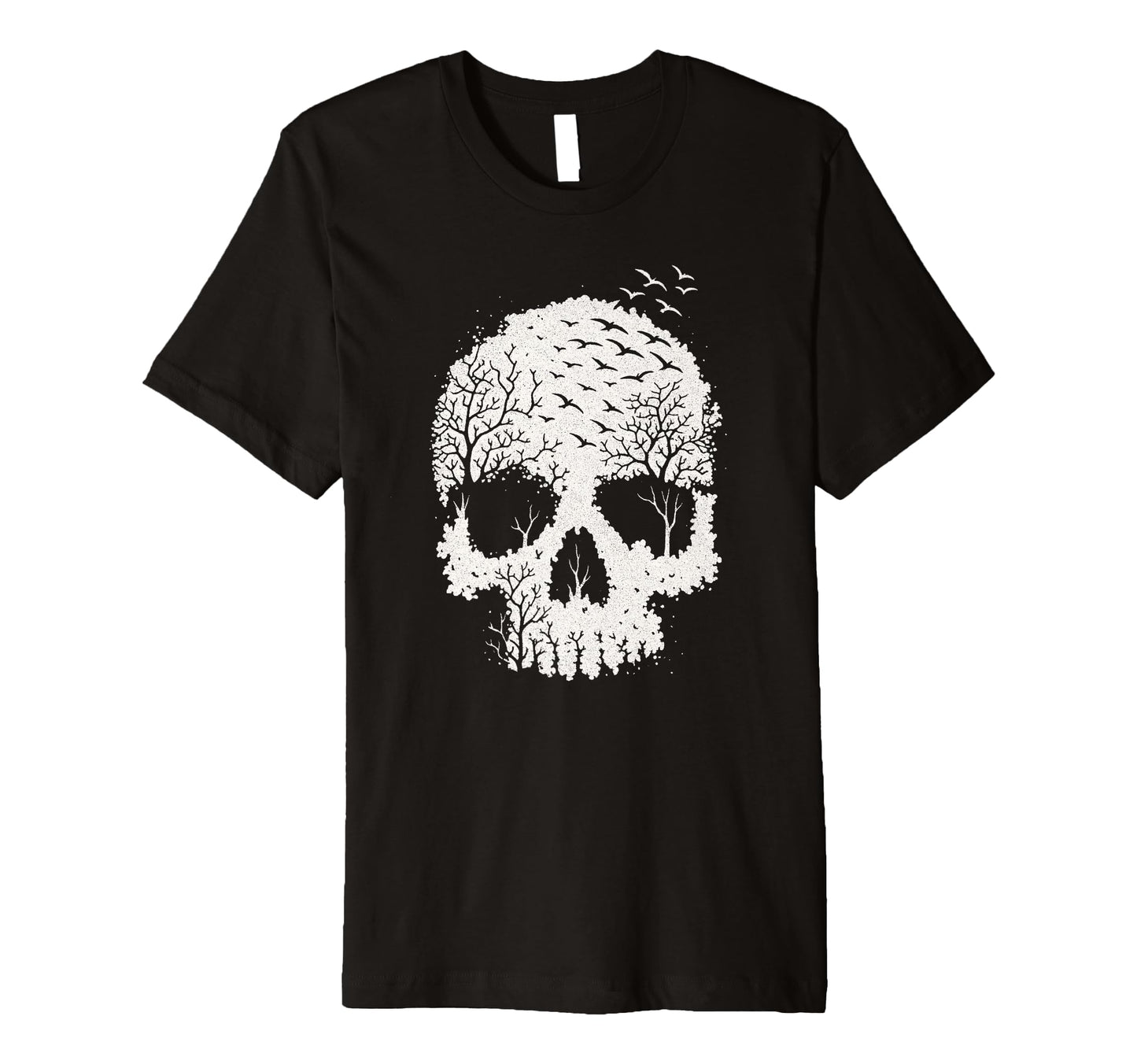Skull Nature Forest Gothic Grunge Punk Y2K T-Shirt - Graphic Print Unisex - T-Shirt, Sweatshirt, Hoodie