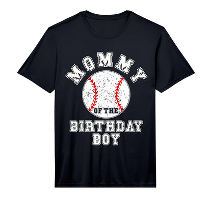 Mens Mommy Birthday Matching Baseball T-Shirt - Trendy Graphic for Adults - T-Shirt, Sweatshirt, Hoodie