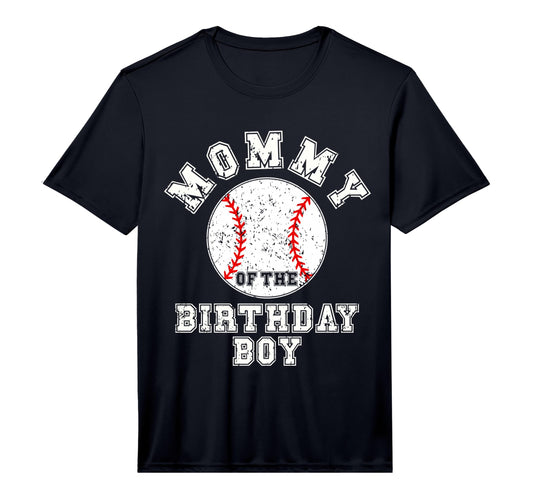 Mens Mommy Birthday Matching Baseball T-Shirt - Trendy Graphic for Adults - T-Shirt, Sweatshirt, Hoodie