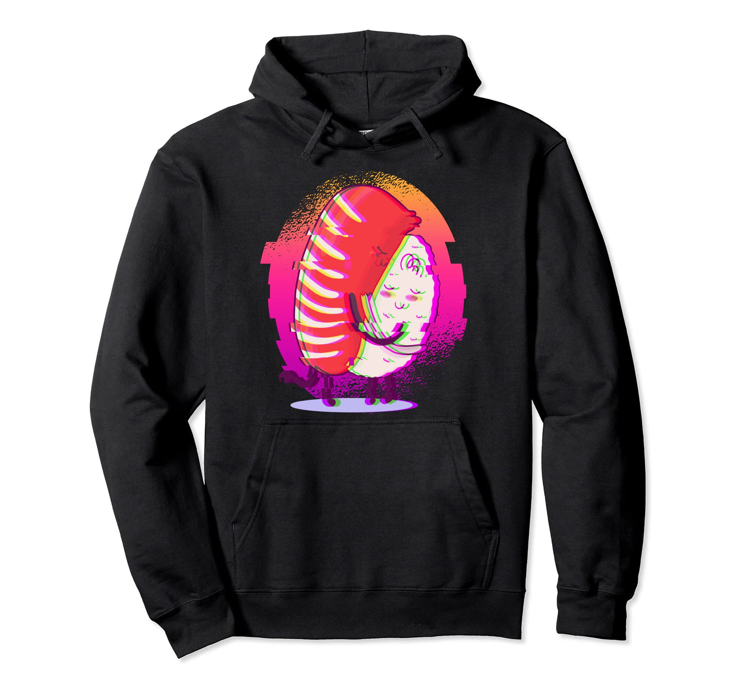 Sushi Hug Japanese Food Japan Hoodie - Casual Everyday Wear Men Women - T-Shirt, Sweatshirt, Hoodie