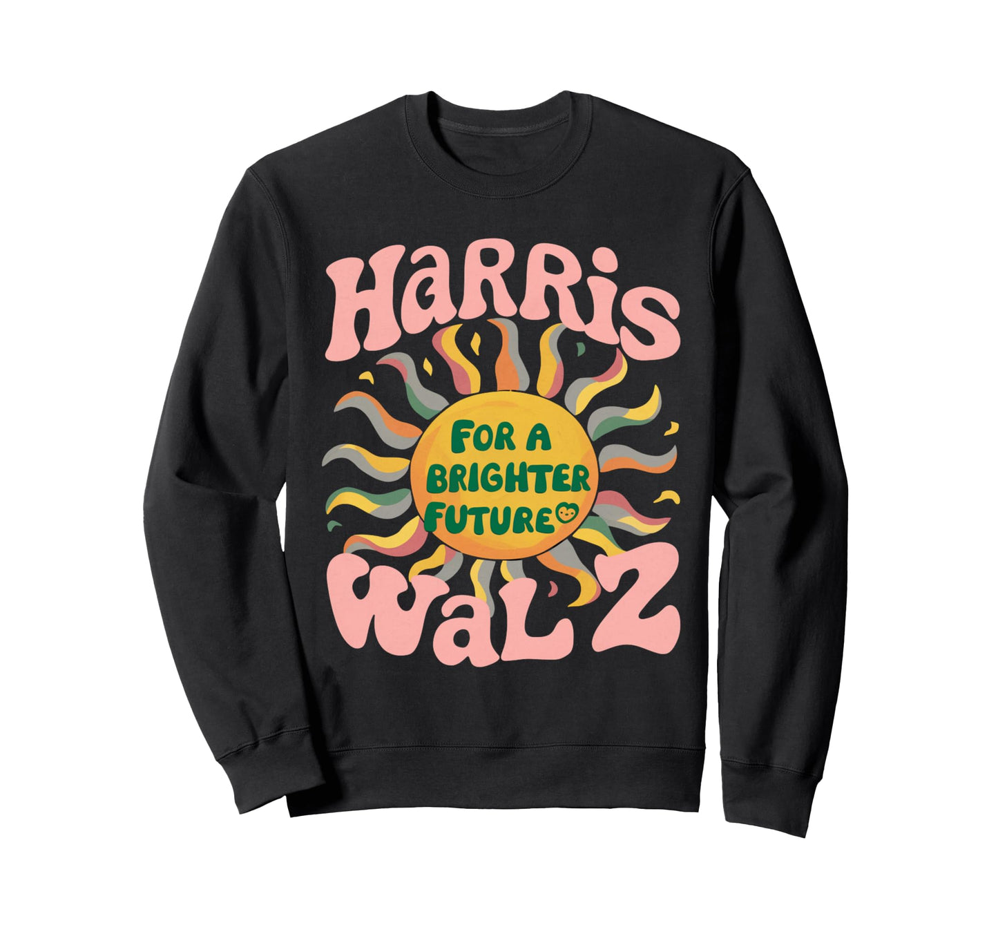 Harris Walz Boho Art Sweatshirt - Custom Art Print for Adults - T-Shirt, Sweatshirt, Hoodie