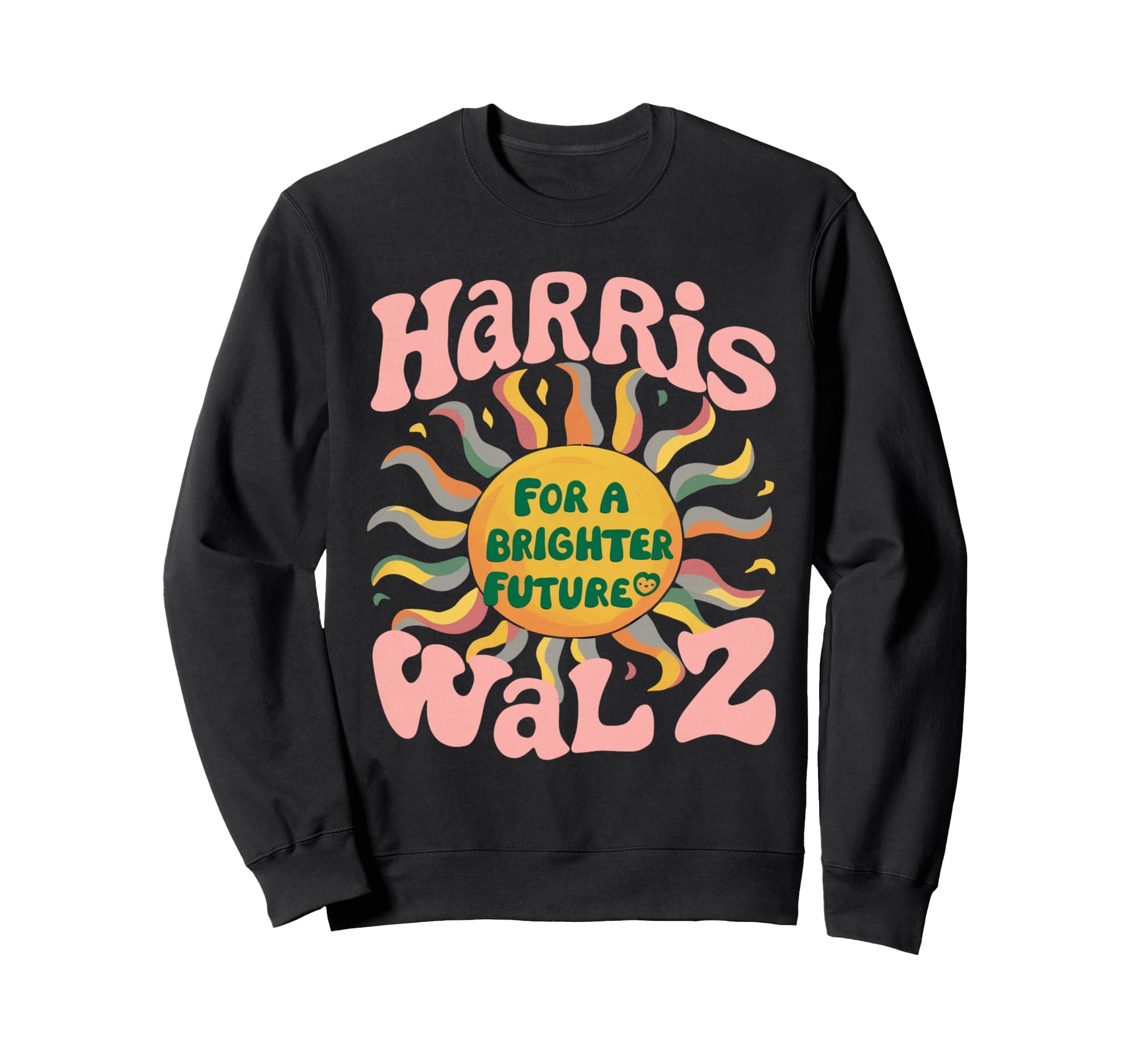 Harris Walz Boho Art Sweatshirt - Custom Art Print for Adults - T-Shirt, Sweatshirt, Hoodie