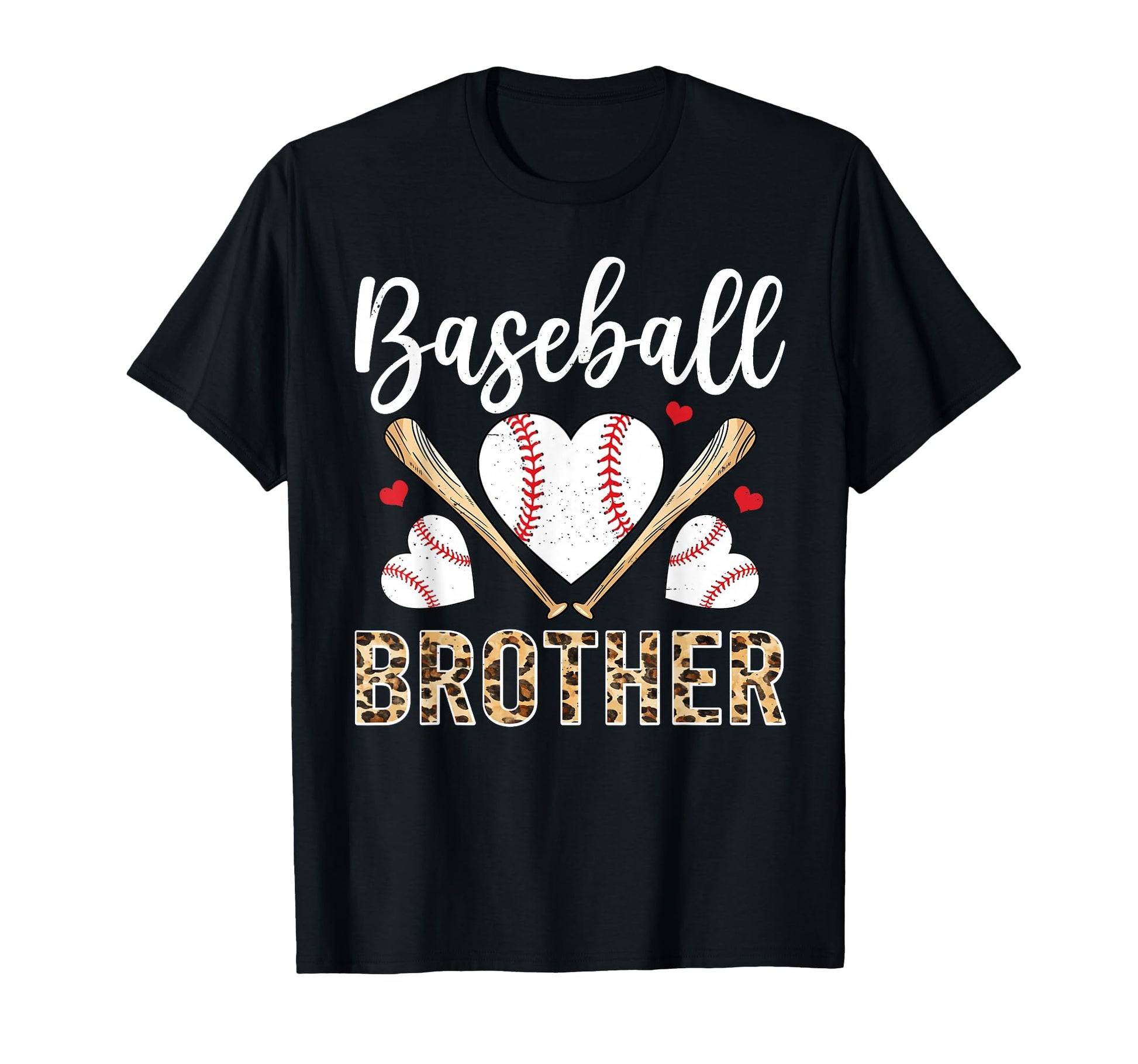 Baseball Heart Brother Baseball Player T-Shirt - Fun Novelty Design Unisex - T-Shirt, Sweatshirt, Hoodie