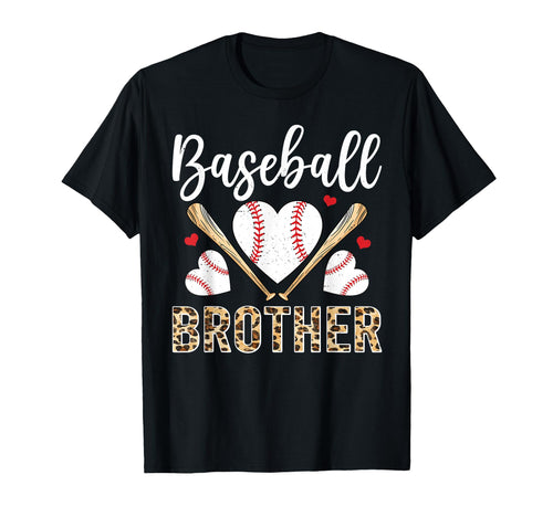 Baseball Heart Brother Baseball Player T-Shirt - Fun Novelty Design Unisex - T-Shirt, Sweatshirt, Hoodie