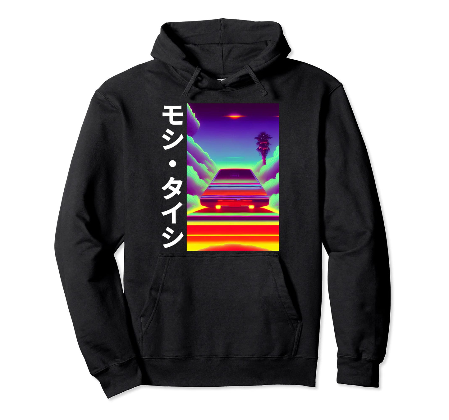 90S Synthwave Japanese Vaporwave Art Otaku Hoodie - Novelty Apparel Unisex - T-Shirt, Sweatshirt, Hoodie