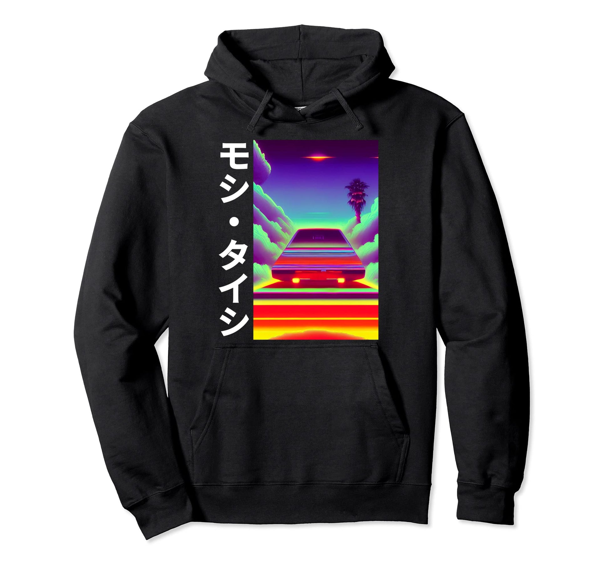 90S Synthwave Japanese Vaporwave Art Otaku Hoodie - Novelty Apparel Unisex - T-Shirt, Sweatshirt, Hoodie