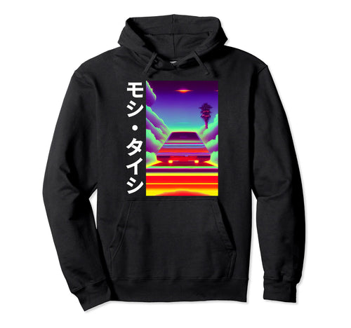 90S Synthwave Japanese Vaporwave Art Otaku Hoodie - Novelty Apparel Unisex - T-Shirt, Sweatshirt, Hoodie