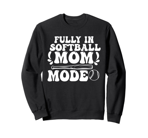Softball Mom Mothers Day Baseball Sweatshirt - Trendy Graphic Men Women - T-Shirt, Sweatshirt, Hoodie