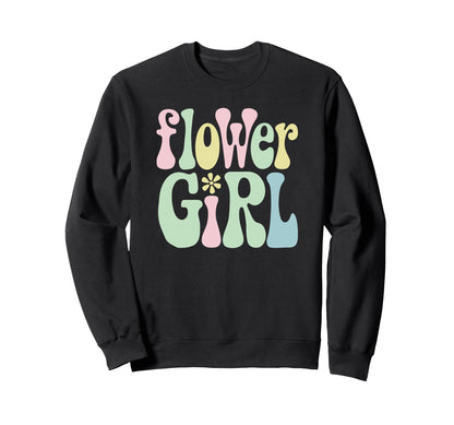 Flower Groovy 70S Boho Wedding Sweatshirt - Unique Graphic for Adults - T-Shirt, Sweatshirt, Hoodie